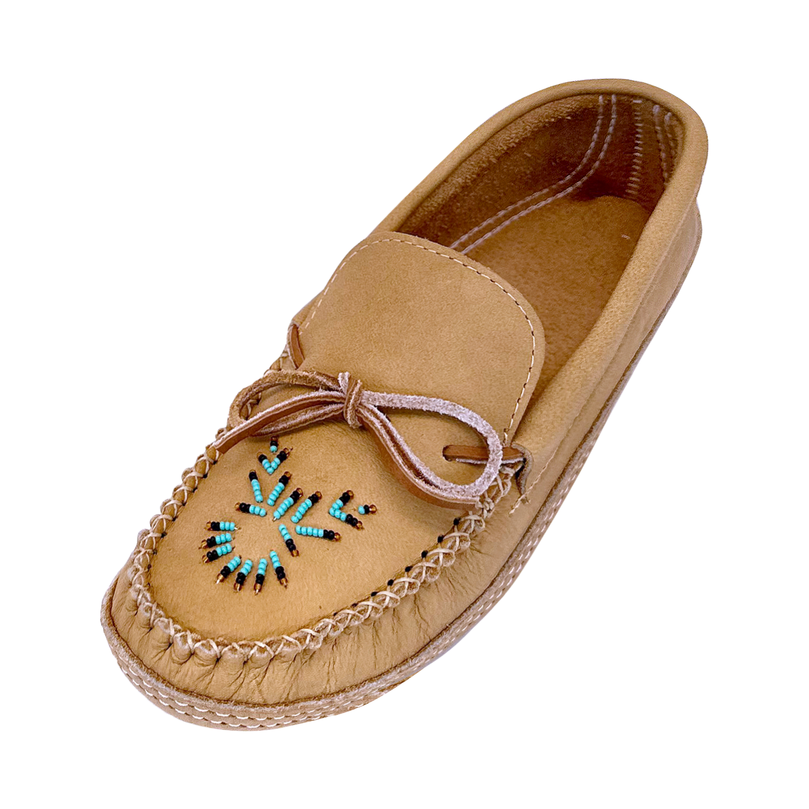 Men's Beaded Moccasin Slippers